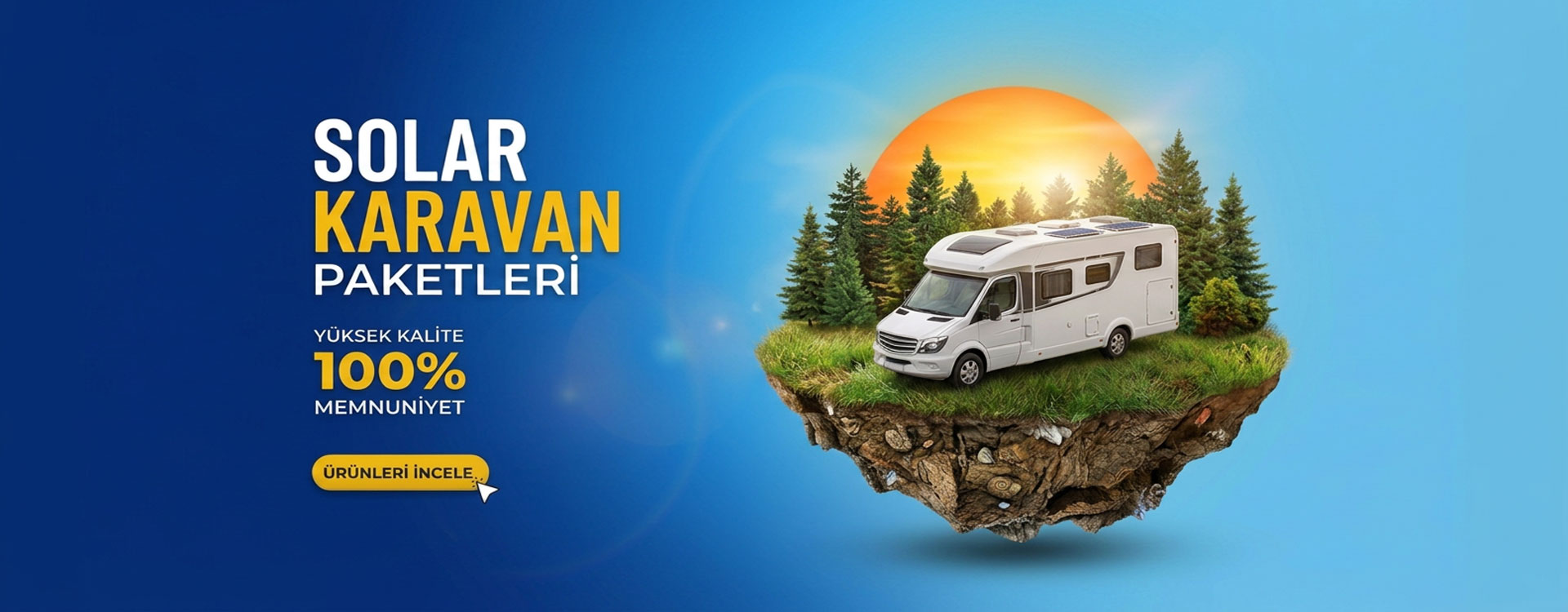 Solar karavan paketleri kampanya görseli