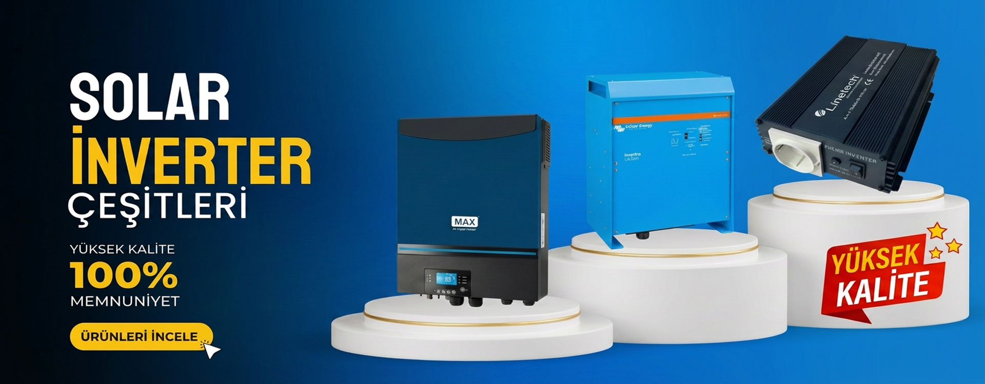 Solar inverter çeşitleri kampanya görseli