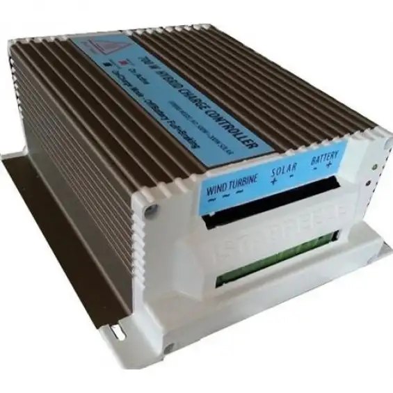 650W 12V Rüzgar Turbini Hibrit Şarj Kontrol Cihazı İSTA-BREEZE